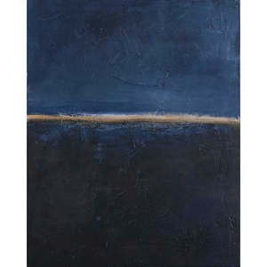 Ručne maľovaný obraz 78x98 cm Edge Blue – Malerifabrikken vyobraziť