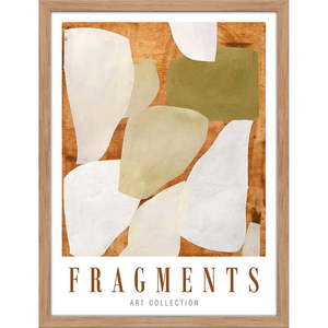 Plagát v ráme 32x42 cm Fragments – Malerifabrikken vyobraziť