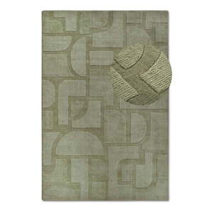 Zelený ručne tkaný vlnený koberec 80x150 cm Alexis – Villeroy&Boch vyobraziť
