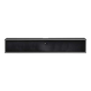 Čierno-antracitový TV stolík 133x22 cm Mistral – Hammel Furniture vyobraziť