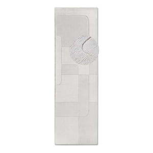 Krémovobiely ručne tkaný vlnený behúň 80x250 cm Charlotte – Villeroy&Boch vyobraziť