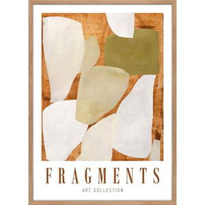 Plagát v ráme 52x72 cm Fragments – Malerifabrikken vyobraziť