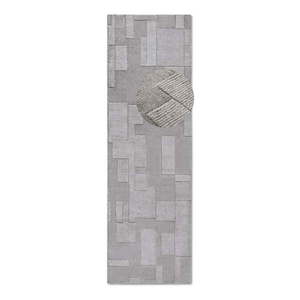 Sivý ručne tkaný vlnený behúň 80x250 cm Wilhelmine – Villeroy&Boch vyobraziť