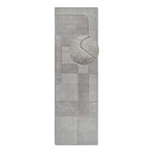 Sivý ručne tkaný vlnený behúň 80x250 cm Charlotte – Villeroy&Boch vyobraziť