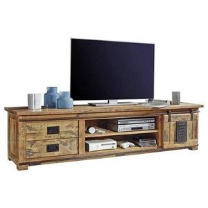 Livetastic TV DIEL, mangové drevo, prírodná farba, 200/50/55 cm vyobraziť