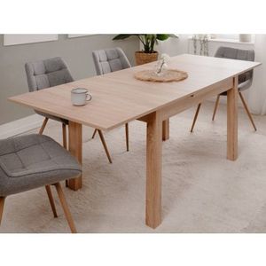 Rozkladací jedálenský stôl Longford 120x80 cm, dub sonoma% vyobraziť