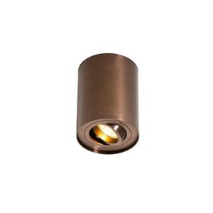 Moderné stropné bodové svietidlo tmavé bronzové otočné a sklopné - Rondoo Up vyobraziť