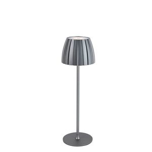 Moderná stolová lampa šedá 3-stupňová stmievateľná nabíjateľná - Dolce vyobraziť