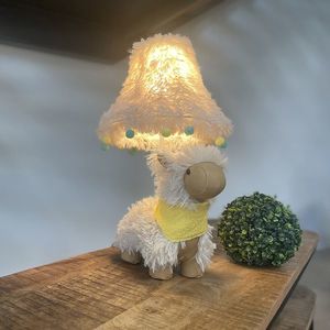 Kinder tafellamp alpaca wit - Alma vyobraziť