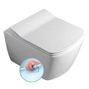 SAPHO - GLANC závesná WC misa, Rimless, 37x51, 5cm, biela GC321 vyobraziť