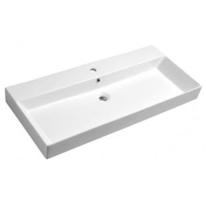 SAPHO - KARE 100 keramické umývadlo nábytkové 98x46cm, biela 17100 vyobraziť