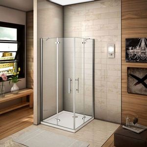 H K - Štvorcový sprchovací kút MELODY F5 R909, 90x90 cm s jednokrídlovými dverami, rohový vstup vrátane sprchovej vaničky z liateho mramoru SE-MELODYF5R909/THOR-90SQ vyobraziť
