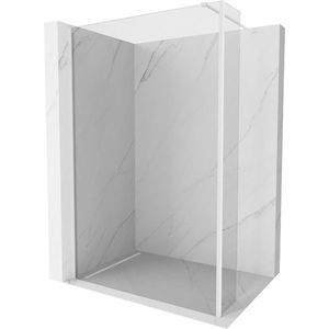 MEXEN/S - Kioto Sprchová zástena WALK-IN 90 x 30 cm, transparent, biela 800-090-212-20-00-030 vyobraziť