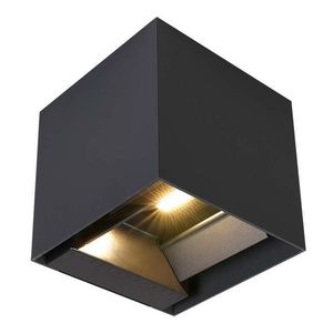 LED Solution Čierne LED fasádne solárne svietidlo hranaté s pohybovým čidlom 9W IP65 Farba svetla: Teplá biela 11884 vyobraziť