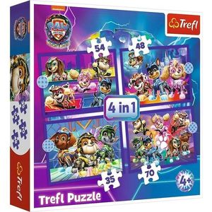 Trefl Puzzle Labková patrola Hrdinovia, 4v1 (35, 48, 54, 70 dielikov) vyobraziť