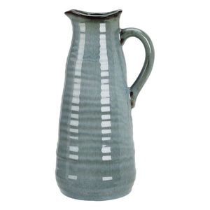 Kameninová váza/džbán Busara 10, 5 x 24 cm, modrá vyobraziť