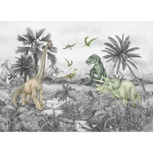 Detská fototapeta Dino 252 x 182 cm, 4 diely vyobraziť