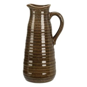 Kameninová váza/džbán Busara 10, 5 x 24 cm, hnedá vyobraziť