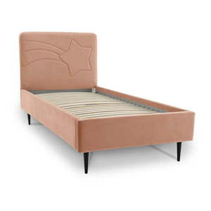Ružová detská posteľ s úložným priestorom 90x200 cm Star – Scandic vyobraziť