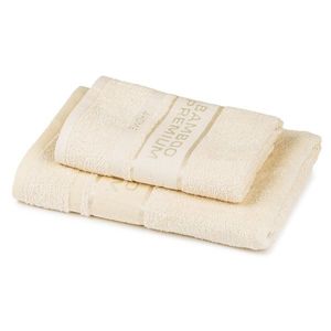4Home Sada Bamboo Premium osuška a uterák krémová, 70 x 140 cm, 50 x 100 cm vyobraziť