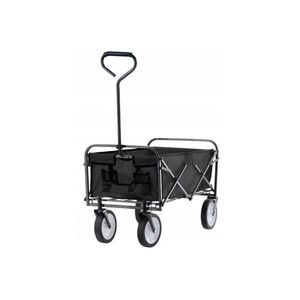 Skladací záhradný vozík 116 x 54 x 90 cm, čierna vyobraziť
