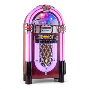 Auna Graceland XXL BT, jukebox s bluetooth USB SD AUX CD FM/AM vyobraziť