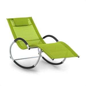 Blumfeldt Westwood, hojdacie lehátko, ergonomické, hliníkový rám, zelené vyobraziť