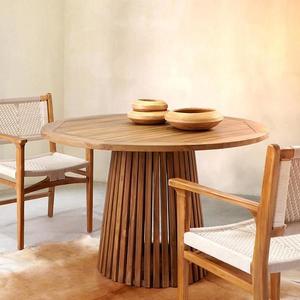 Stôl Maria vyrobený z teakového dreva 120 cm vyobraziť