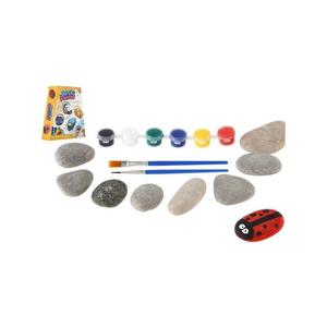 Detská kreatívna hra TEDDIES Maľovanie na kamene vyobraziť