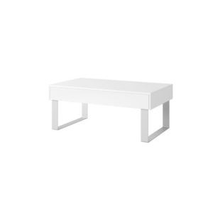 ArtGiB Konferenčný stôl CALABRINI C-04 | biela/biely lesk vyobraziť