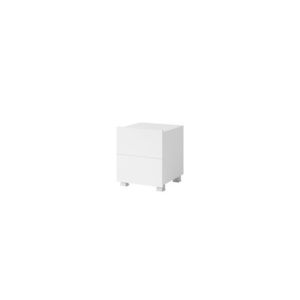 ArtGiB Nočný stolík CALABRINI C-13 | biela/biely lesk vyobraziť