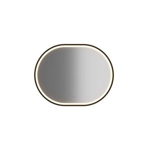 ArtCom LED zrkadlo APOLLO 2 | čierna 90 x 70 cm vyobraziť