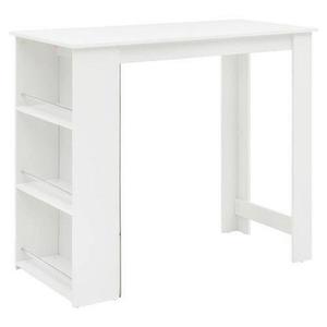 Barový stolík Biely 120x60 Cm vyobraziť