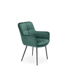 Jedálenská stolička K463 tmavo zelená vyobraziť