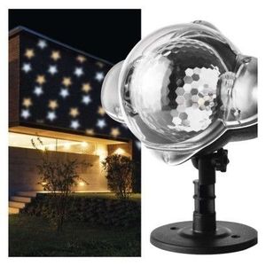 LED dekorativní projektor Amos hvězdičky teplá/studená bílá vyobraziť