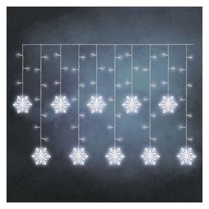LED vánoční závěs Heter 135 x 50 cm studená bílá vyobraziť