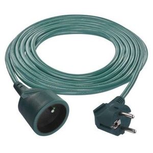 Prodlužovací kabel s 1 zásuvkou ENTERO 5 m zelený vyobraziť