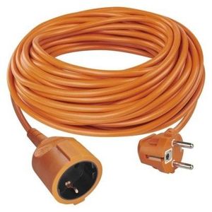 Prodlužovací kabel s 1 zásuvkou ENTIKO 30 m oranžový vyobraziť