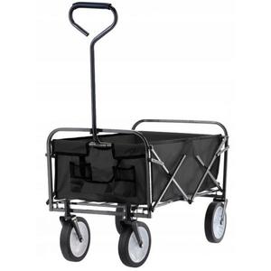 Skládací zahradní vozík Sladan černý vyobraziť