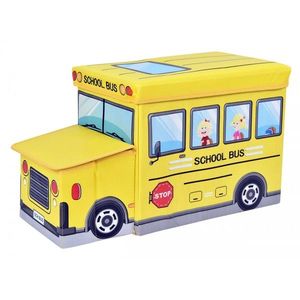 Skladacia taburetka Bus žltá vyobraziť