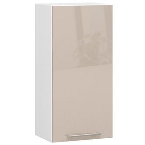 Závěsná kuchyňská skříňka Olivie W 40 cm bílá/cappuccino vyobraziť