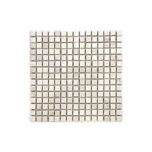 Divero Garth 91 mramorová mozaika krémová 30 x 30 cm 1 m² vyobraziť