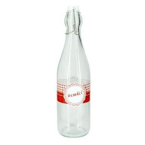 TORO Sklenená fľaša s patentným uzáverom TORO 1l domácí vyobraziť