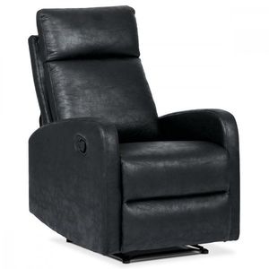 AUTRONIC TV-332 BK3 Relaxačné kreslo, 2 relaxačné polohy s aretáciou, poťah čierna vintage látka vyobraziť