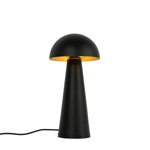 Vonkajšia stojaca lampa čierna 50 cm - Huba vyobraziť