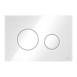 TECEloop - Ovládacie tlačidlo pre WC, lesklé biele sklo 9240650 vyobraziť