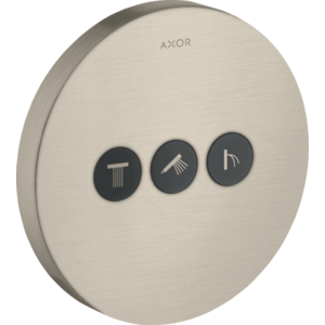 Axor ShowerSelect - Ventil pod omietku pre 3 spotrebiče, kartáčovaný nikel 36727820 vyobraziť