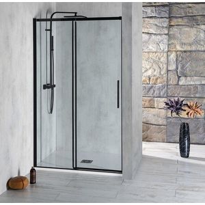 POLYSAN - ALTIS BLACK sprchové dvere 1370-1410, výška 2000, číre sklo AL4112B vyobraziť
