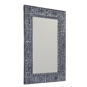 SAPHO - UBUD zrkadlo v ráme, 70x100cm, šedá IN231 vyobraziť