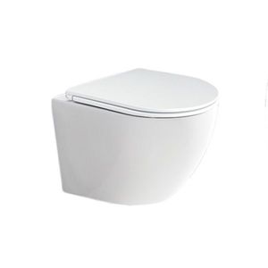 MEREO - WC závesné kapotované, RIMLESS, 490x370x360, keramické, vr. sedátka CSS113S VSD82S vyobraziť